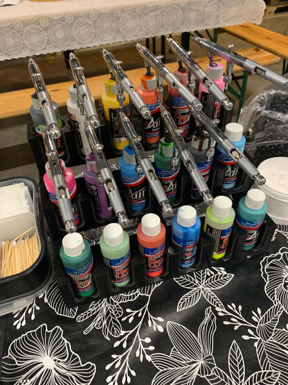 Airbrush Houder | Capaciteit 18 flesjes | PRE ORDER